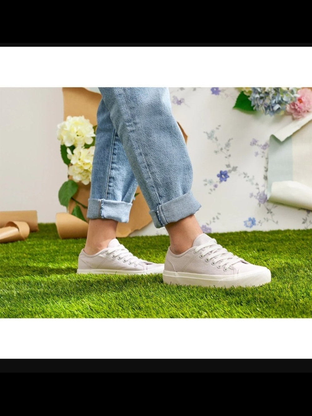 Yellow Shoes Sarah Couture collaboration women's casual lace-up canvas sneakers